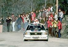 Walter Röhrl feierte 1982 mit seinem Copiloten Christan Geistdörfer auf dem Opel Ascona 400 die Rallye-Weltmeisterschaft. Foto: Auto-Medienportal.Net/Opel 